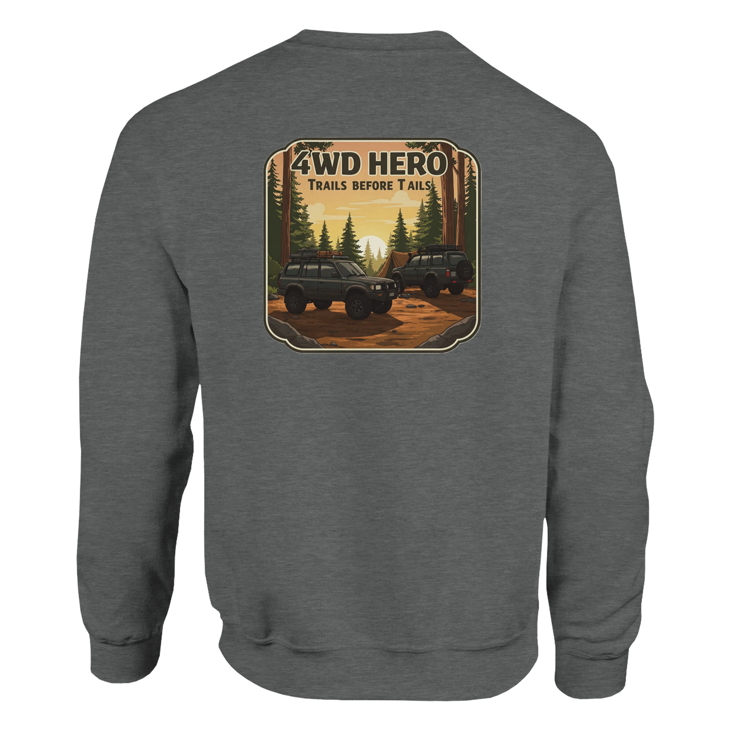 Trails before Tails - Classic Unisex Crewneck Sweatshirt